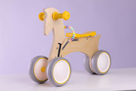基盤のない幼児6inchの車輪のシラカバの丸太の揺り木馬のバランスのバイク