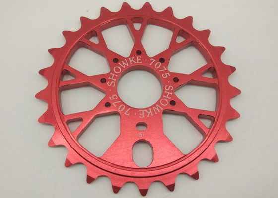 多色BMXのフリースタイルのバイクはなされる25Tスプロケットの合金7075 CNCを分けます