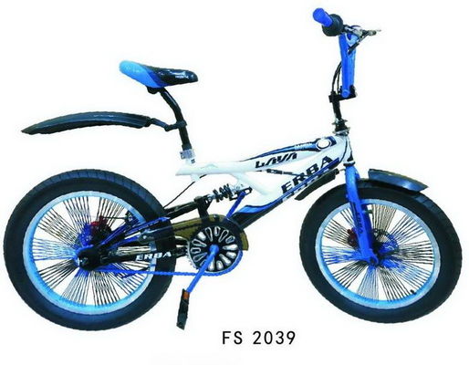 20"は注文BMX懸濁液フレームのディスク ブレーキ144のスポークの車輪を自転車に乗ります